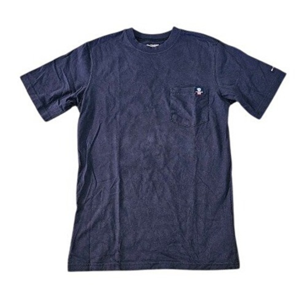 Tyndale Workwear FR Navy Blue Pocket T-Shirt Men Small Arc-Rated CAT 2 2112 USA